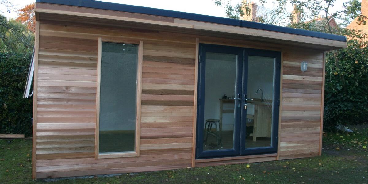 Crusoe Artist Studio Build for Elaine Winter Art