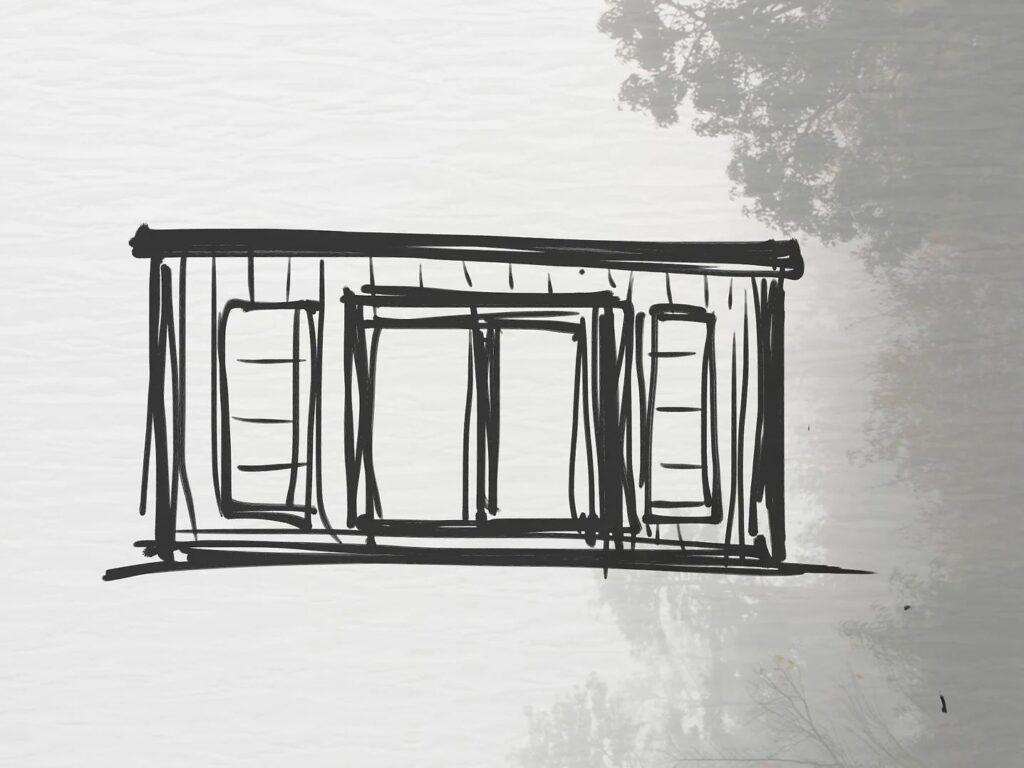 A Plan of a Crusoe Garden Room in Henley on Thames, London