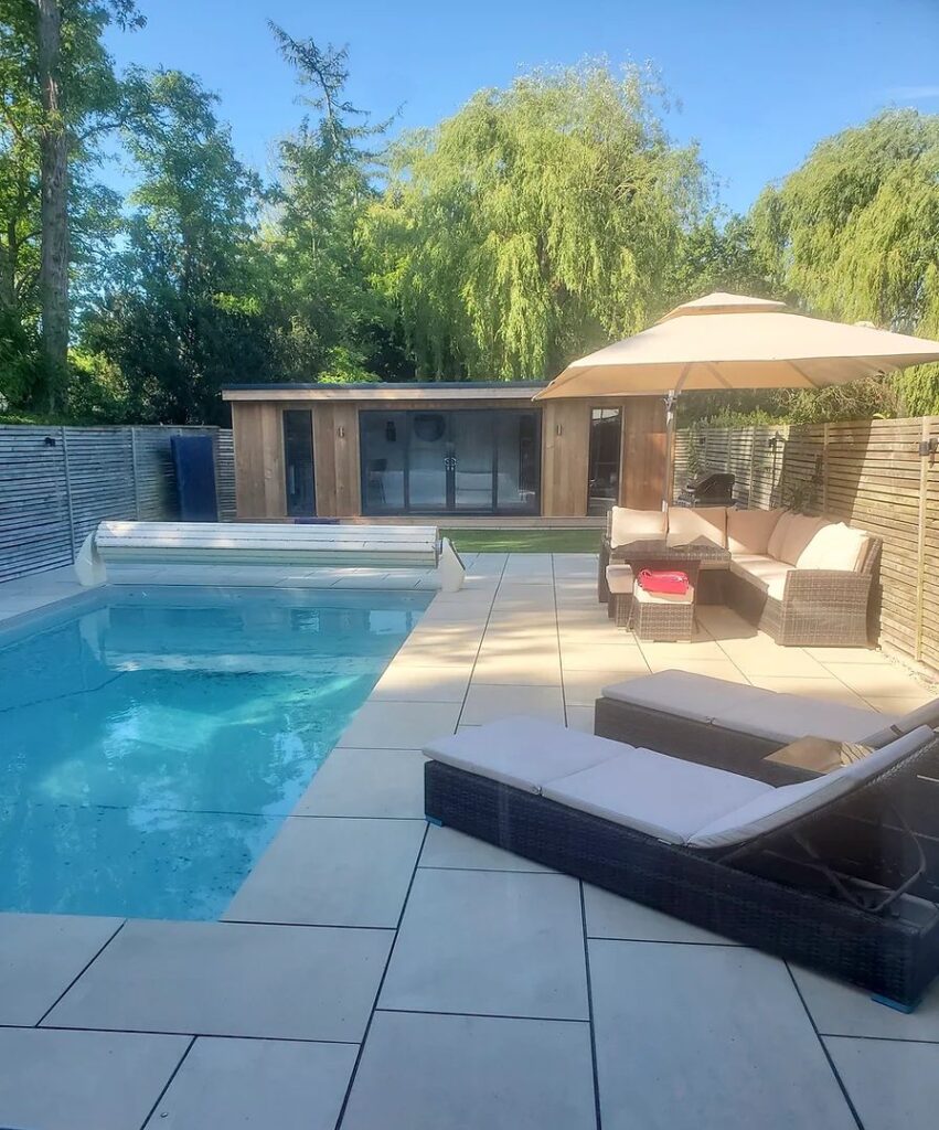 Crusoe Bespoke Pool House in Cambridge