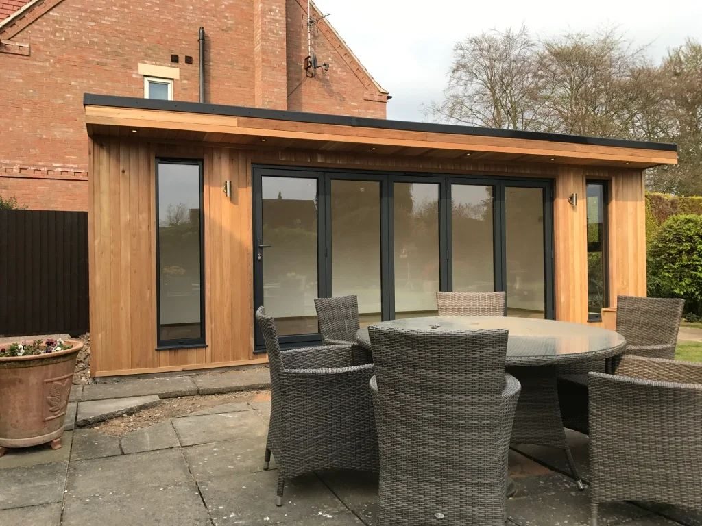 The Cursoe Cedar Clad Insulated Pool House in Newark, Nottinghamshire