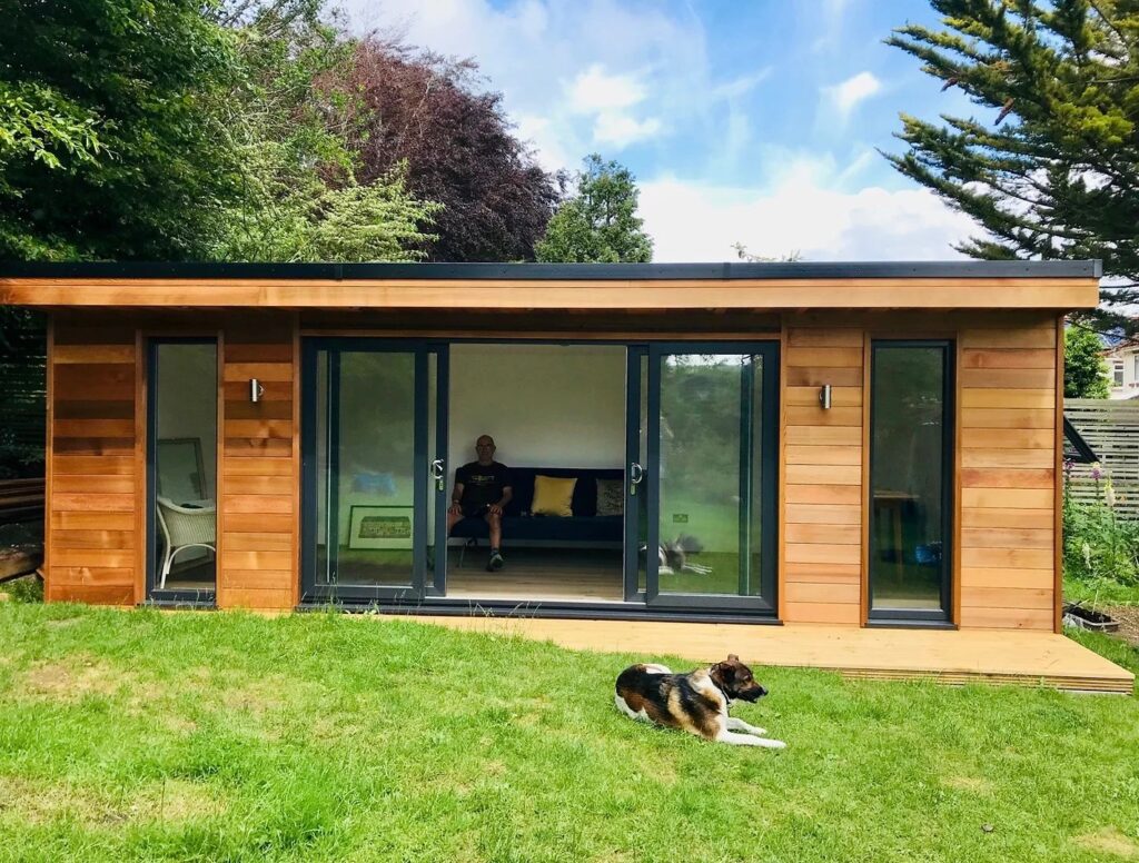 Crusoe Sanctuary Garden Room, Front View